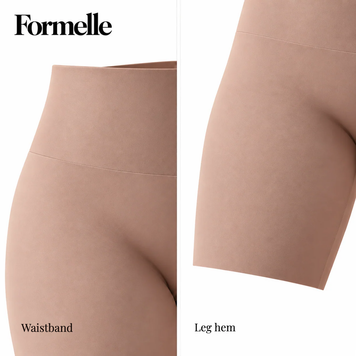 Formelle shaper shorts – waistband and leg hem